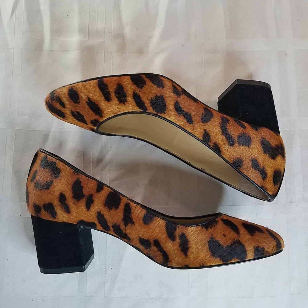 NWOT Talbots Faux Animal Print Heels